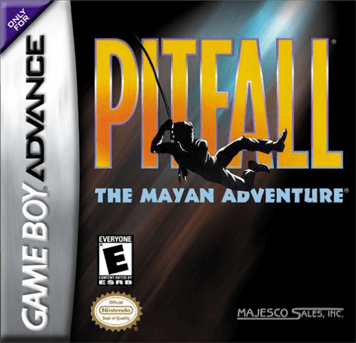 Pitfall Mayan Adventure box art for GameBoy Advance